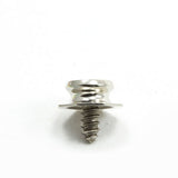 Pull-the-DOT Stud 92-X8-183074-1A Nickel-Plated Brass / Stainless Steel Screw 3/8 inch 100 pack