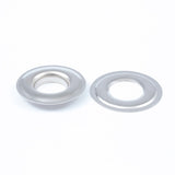 DOT Grommet with Plain Washer #6 (20-0070651831TXG) Nickel-Plated Brass 13/16 inch 1-gross