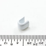 YKK Vislon Zipper Top Stop 10 VF White