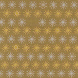 Sample of Sunbrella by Mayer Spokes Goldenrod 435-002 Vollis Simpson Collection Upholstery Fabric