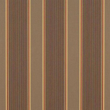 Sample of Sunbrella Eastridge Cocoa 4994-0000 46-Inch Stripes Awning / Shade Fabric