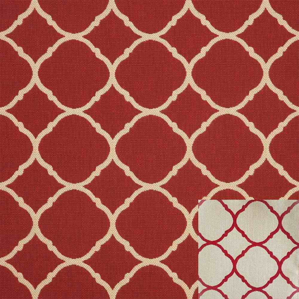 Sample of Sunbrella Accord II Crimson 45936-0000 Elements Collection Upholstery Fabric