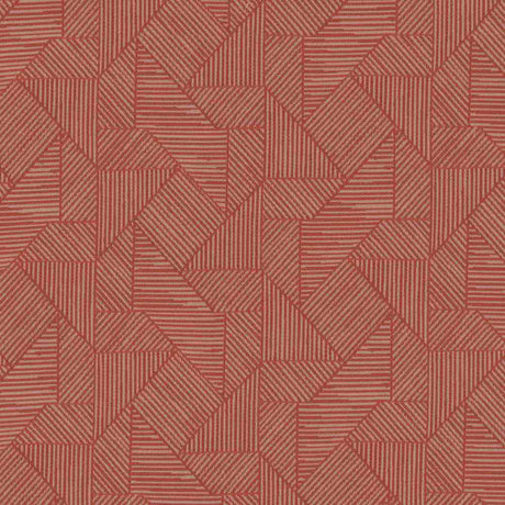 Sample of Sunbrella by Mayer Acuco Coral 445-009 Wonderlust Collection Upholstery Fabric