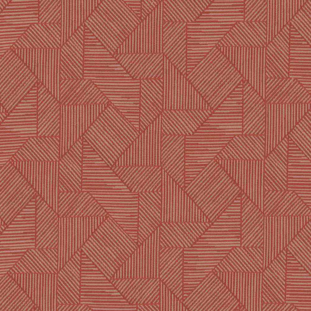 Sample of Sunbrella by Mayer Acuco Coral 445-009 Wonderlust Collection Upholstery Fabric