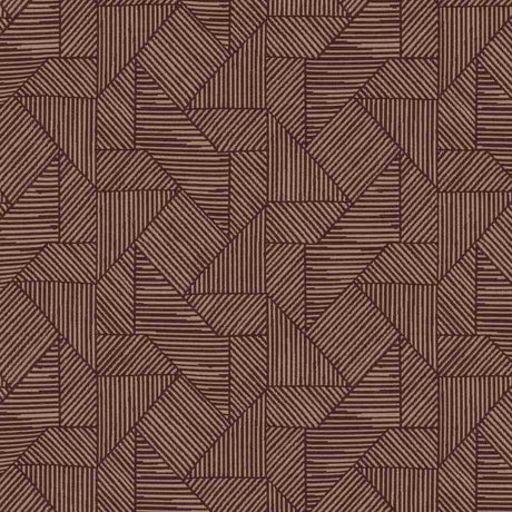 Sample of Sunbrella by Mayer Acuco Raisin 445-000 Wonderlust Collection Upholstery Fabric