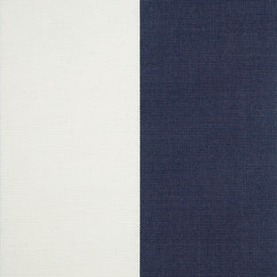 Sample of Dickson Paris Navy / Natural 8556 North American Collection Awning / Shade Fabric