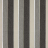 Sample of Sunbrella Clinton Granite 4888-0000 46-Inch Stripes Awning / Shade Fabric