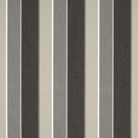 Sample of Sunbrella Clinton Granite 4888-0000 46-Inch Stripes Awning / Shade Fabric