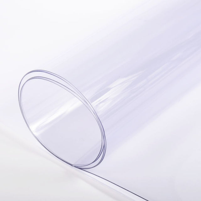 By the Yard - Super Clear - Clear Vinyl 20 Gauge x 54 inches w/paper Clear