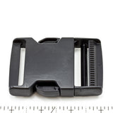 Fastex Side Release Buckle 2" Acetal Black