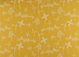 Sample of Sunbrella by Mayer Whirligig Sunshine 431-002 Vollis Simpson Collection Upholstery Fabric