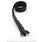 YKK Vislon #10 Separating Zipper AutoLok Double Pull Plastic Slider 42 inch Black