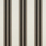 Sunbrella Black / Taupe Fancy 4946-0000 46-Inch Stripes Awning / Shade Fabric