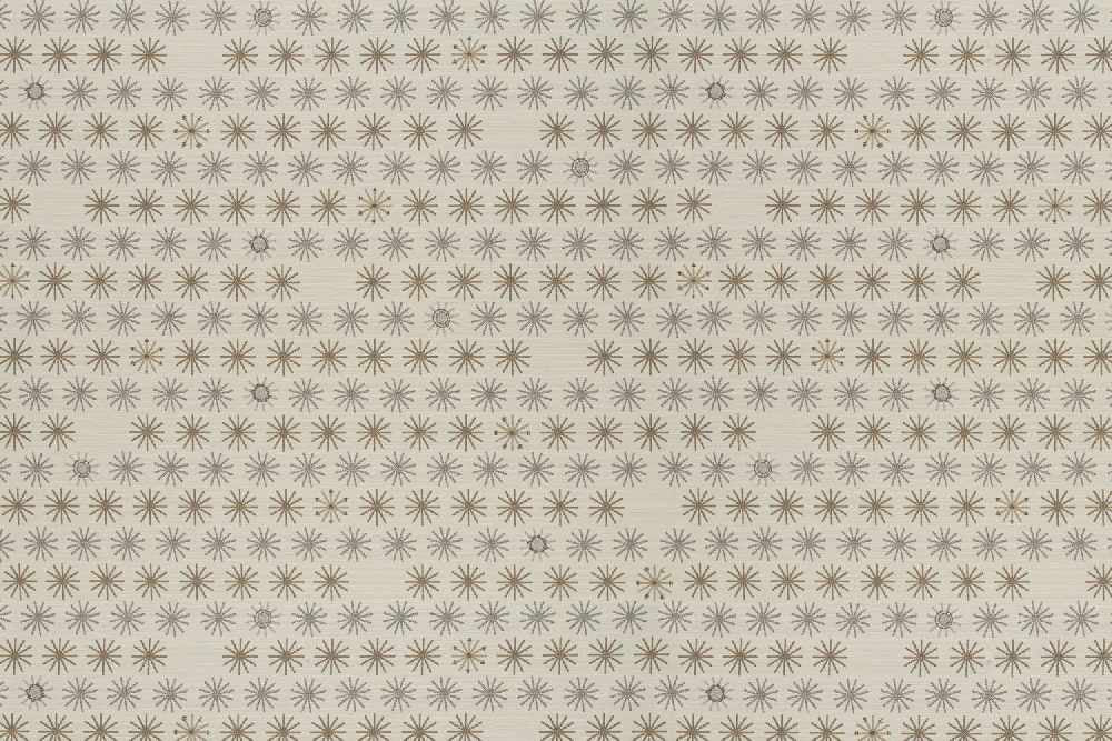 Sample of Sunbrella by Mayer Spokes Quartz 435-007 Vollis Simpson Collection Upholstery Fabric