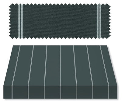 Recacril Fantasia Stripes Bronx R-060 47-inch Shade / Marine Fabric