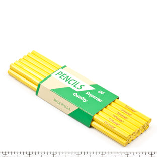 Fabric Marking Pencils Yellow Lead 72 per pack