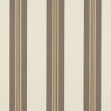 Sunbrella Taupe Tailored Bar Stripe 4945-0000 46-Inch Stripes Awning / Shade Fabric