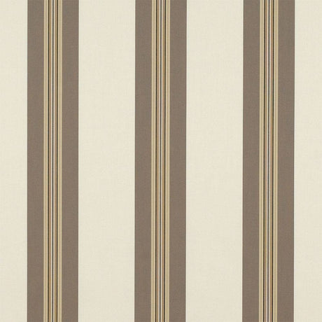 Sample of Sunbrella Taupe Tailored Bar Stripe 4945-0000 46-Inch Stripes Awning / Shade Fabric
