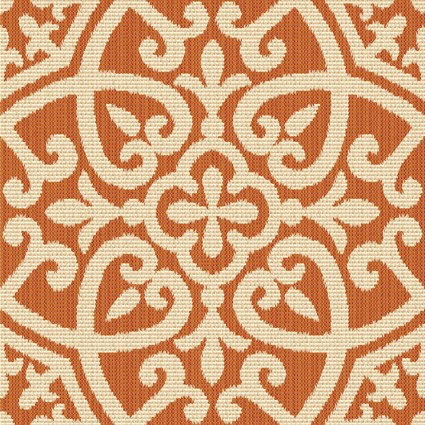 Sample of Outdura Avalon Amber 2476 Modern Textures Collection Upholstery Fabric