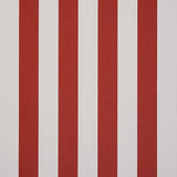 Dickson Paris Rouge Red / Natural 8557 North American Collection Awning / Shade Fabric