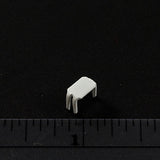 YKK Vislon Zipper Bottom Stop 5 VS White