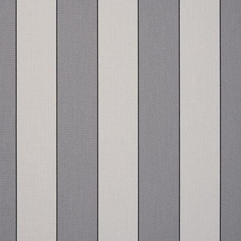 Dickson Sienne Dark Gray / Light Gray Wide Stripe 8931 North American Collection Awning / Shade Fabric