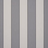 Dickson Sienne Dark Gray / Light Gray Wide Stripe 8931 North American Collection Awning / Shade Fabric