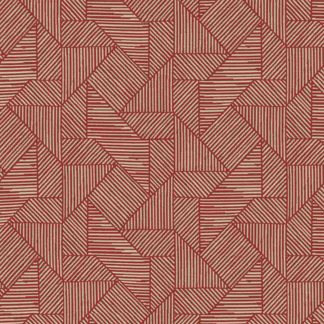 Sample of Sunbrella by Mayer Acuco Poppy 445-001 Wonderlust Collection Upholstery Fabric