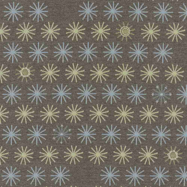 Sample of Sunbrella by Mayer Spokes Mist 435-000 Vollis Simpson Collection Upholstery Fabric
