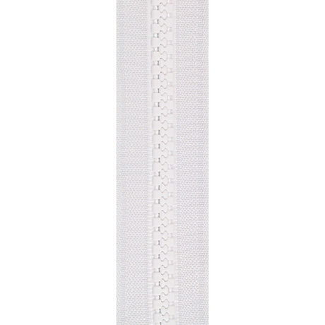 YKK Vislon #5 Zipper Chain - White