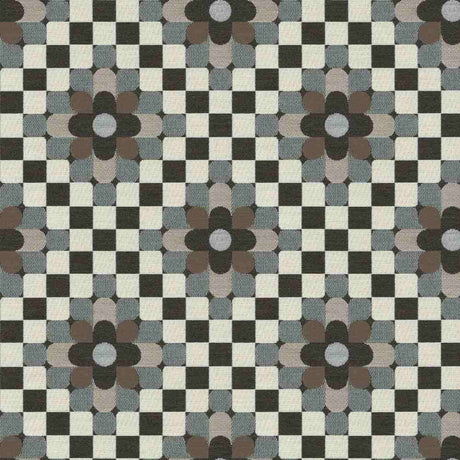 Sample of Sunbrella by Mayer Sula Mocha 446-000 Wonderlust Collection Upholstery Fabric