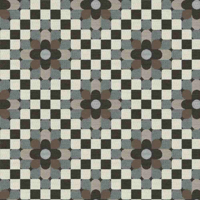 Sample of Sunbrella by Mayer Sula Mocha 446-000 Wonderlust Collection Upholstery Fabric