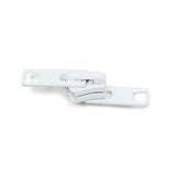 YKK Vislon #10 Locking 2-Tab Slider - White 25 pack
