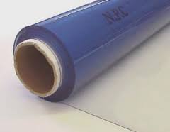 By the Yard - Okamoto Clear Plastic 20 Gauge x 54 inches w/paper Clear