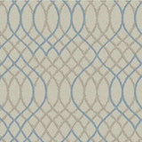 Sample of Outdura Melody Sapphire 8710 Ovation 3 Collection - Lofty Blue Upholstery Fabric