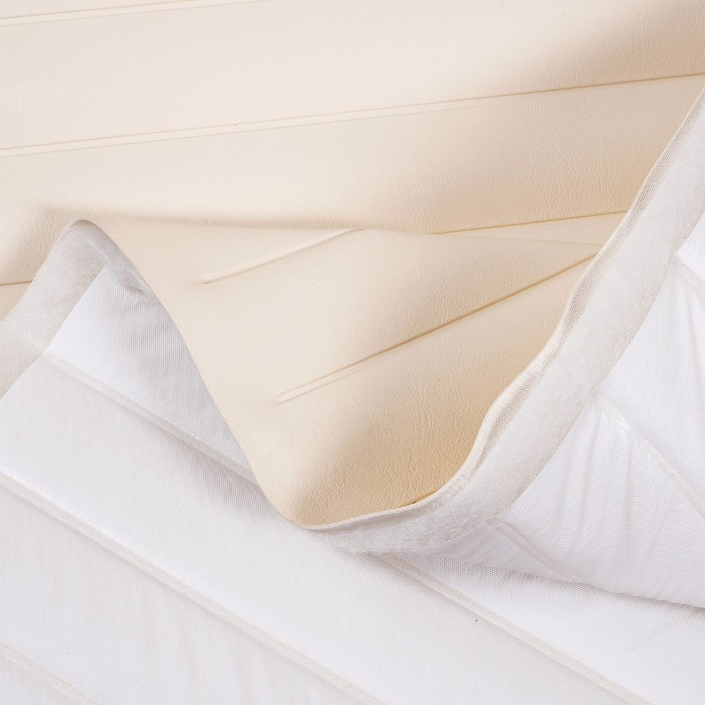 Nassimi Seaquest Sea White XSP-025ADF Roll-n-Pleat Marine Upholstery Fabric