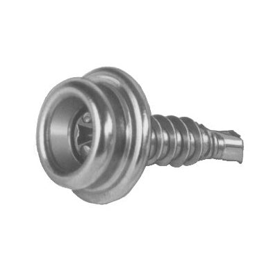 DOT Durable Screw Stud 93-X8-103027-1A Nickel-Plated Brass / Stainless Steel Teks Screw 5/8 inch 100 pack