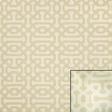 Sunbrella Fretwork Flax 45991-0001 Elements Collection - Reversible Upholstery Fabric (Dark Side)