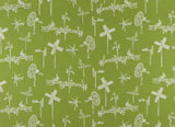 Sample of Sunbrella by Mayer Whirligig Parrot 431-003 Vollis Simpson Collection Upholstery Fabric