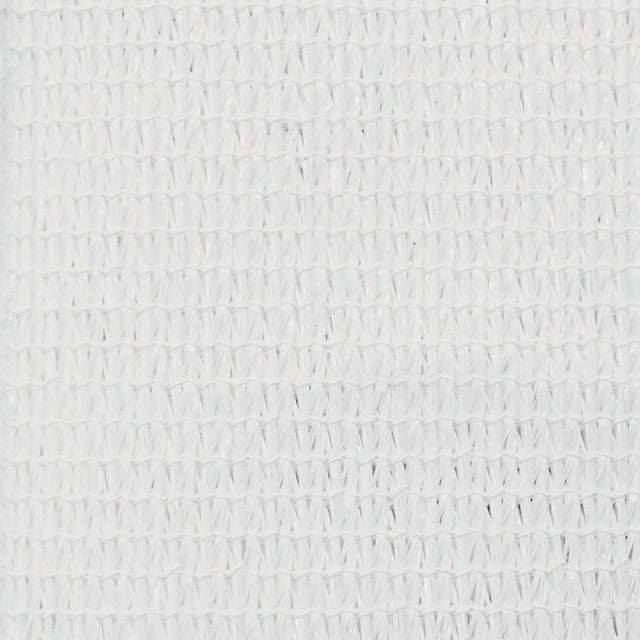Sample of Commercial 95 White 340 Flame Retardant 495732 118-inch Shade / Mesh Fabric