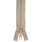 YKK Vislon #10 Lock Slide Zipper - 18 inch - Beige