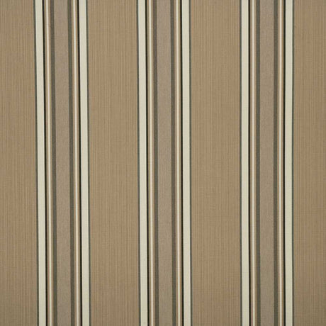 Sample of Sunbrella Emblem Beige 4837-0000 46-Inch Stripes Mayfield Collection Awning / Shade Fabric