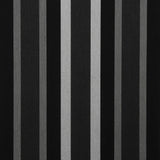 Sample of Sunbrella Marco Black 4703-0000 46-Inch Stripes Awning / Shade Fabric