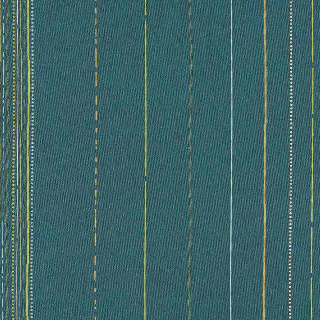 Sample of Sunbrella by Mayer Wilson Lagoon 436-003 Vollis Simpson Collection Upholstery Fabric
