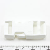 Fastex Side Release Buckle 1 Inch Acetal White