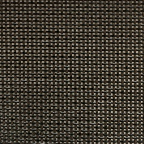 By the Roll - Textilene 80 Black / Brown T18DET022 72 inch Shade / Mesh Fabric