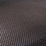 Sample of Textilene 80 Black / Brown T18DET027 126 inch Shade / Mesh Fabric