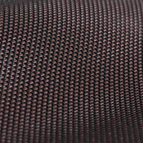 Sample of Textilene 90 Black / Brown T18DCT028 96 inch Shade / Mesh Fabric
