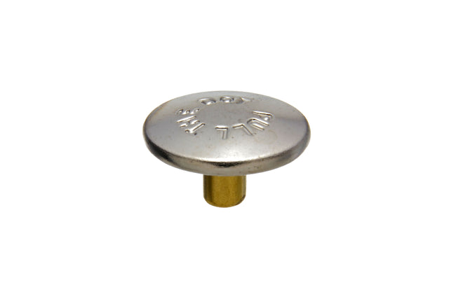 Pull-the-DOT Cap 92-XE-18103-A1A Nickel-Plated Brass 1/4 inch 100 pack