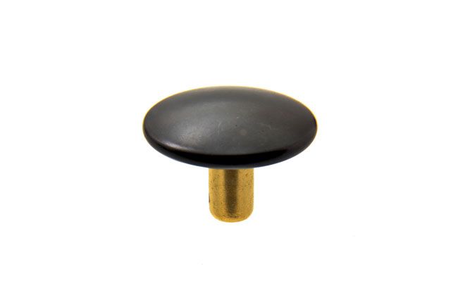 DOT Durable Cap 93-X2-10112--1B Government Black Brass 5/16 inch 100 pack